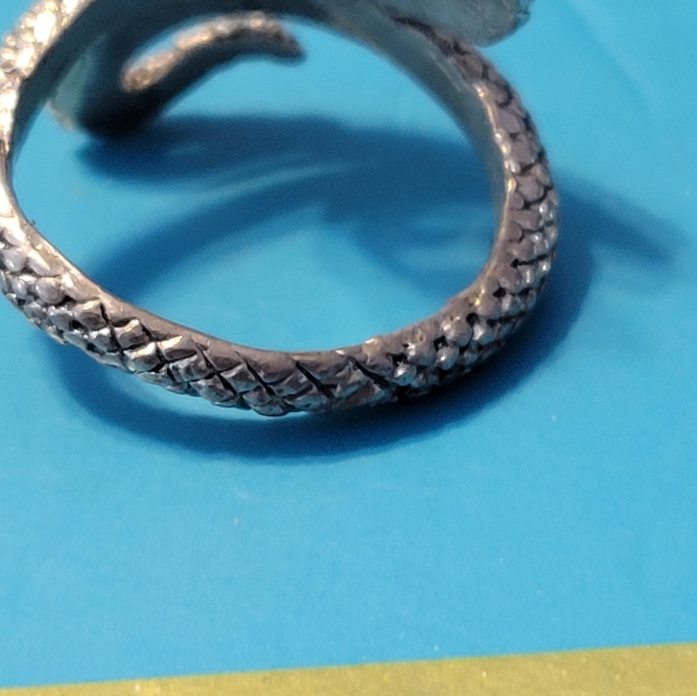 Silver Snake Ring - image 4